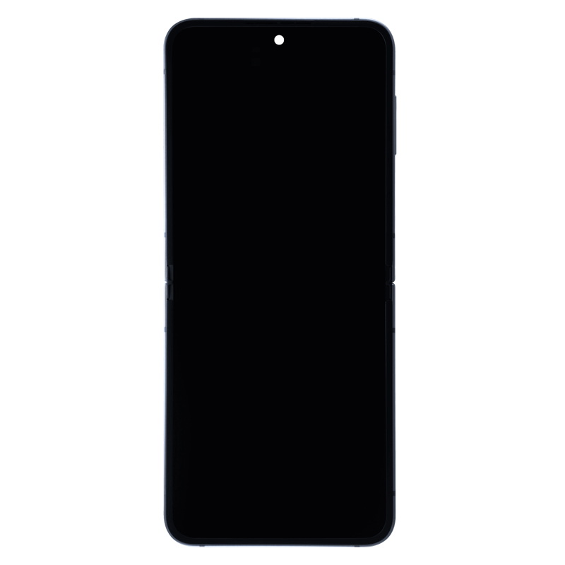 OLED Assembly With Frame Compatible for Samsung Galaxy Z Flip 7 FE 5G (US & International) (Refurbished) – White